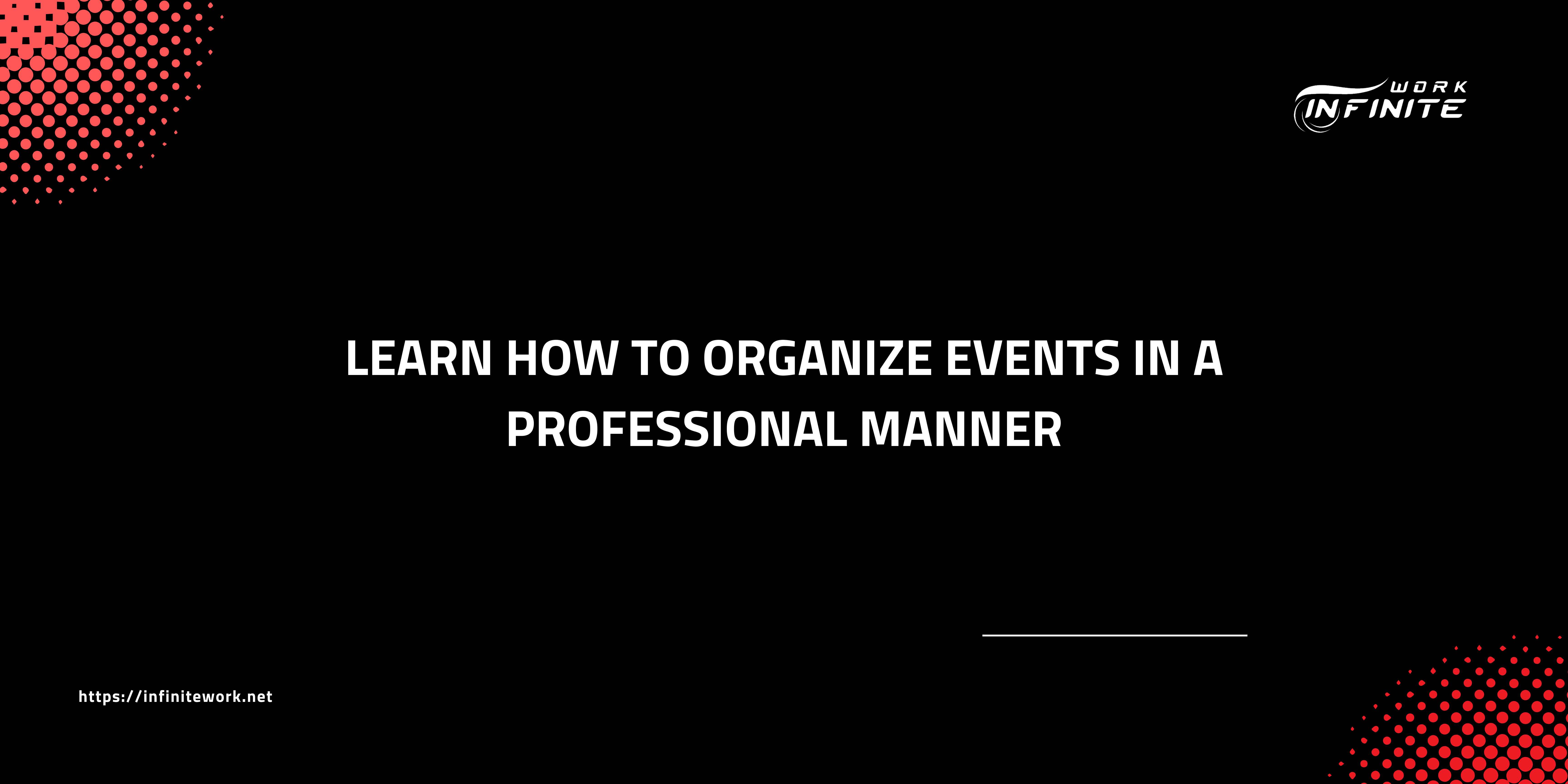 Organizing events